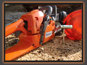 CHAINSAW MAINTENANCE AND FELLING TREES UP TO 380MM